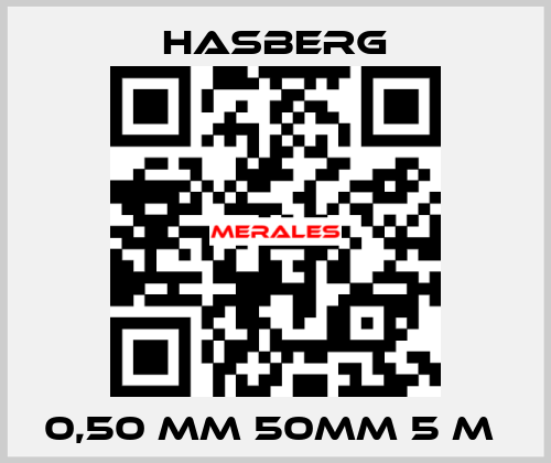 0,50 MM 50MM 5 M  Hasberg