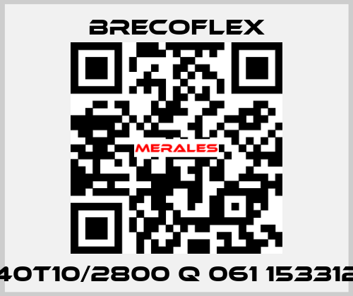 40T10/2800 Q 061 153312 Brecoflex