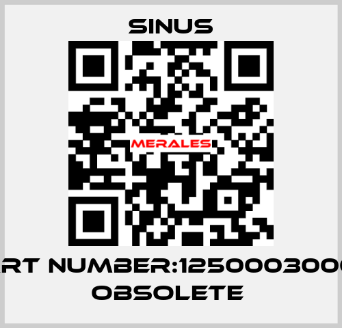 Part Number:1250003000A obsolete  Sinus