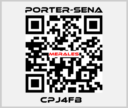 CPJ4FB   PORTER-SENA