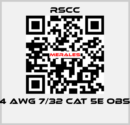 4PR 24 AWG 7/32 CAT 5E obsolete  RSCC