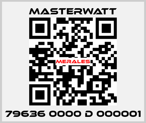 79636 0000 D 000001 Masterwatt