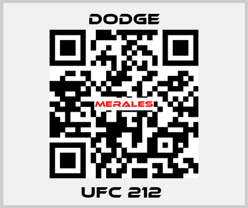 UFC 212  Dodge