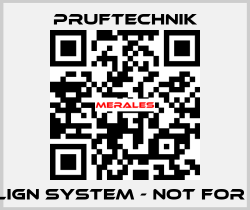 PARALIGN system - not for sale   Pruftechnik