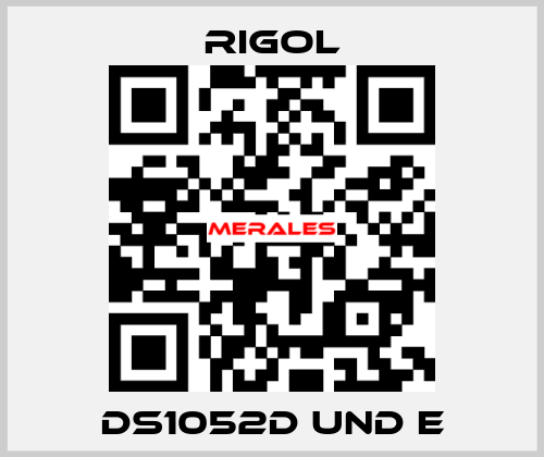 DS1052D und E Rigol