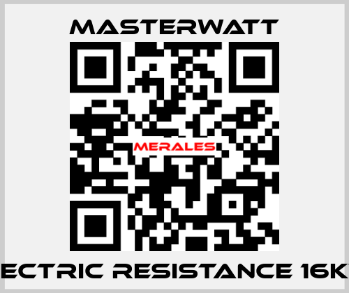 ELECTRIC RESISTANCE 16KW  Masterwatt