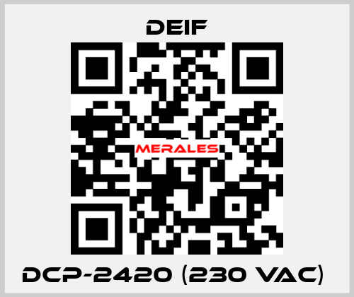 DCP-2420 (230 VAC)  Deif