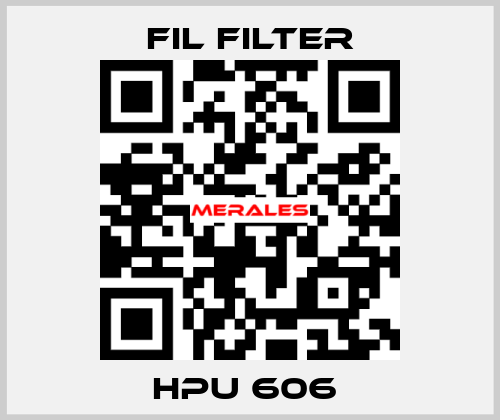 HPU 606  Fil Filter