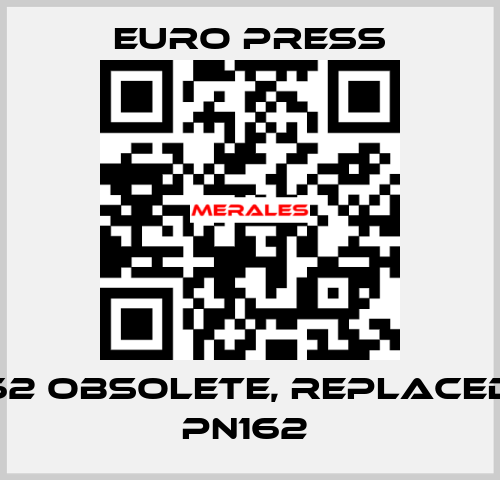 PL162 obsolete, replaced by PN162  Euro Press