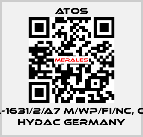 DKA-1631/2/A7 M/WP/FI/NC, OEM, Hydac Germany Atos