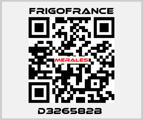 D326582B  Frigofrance