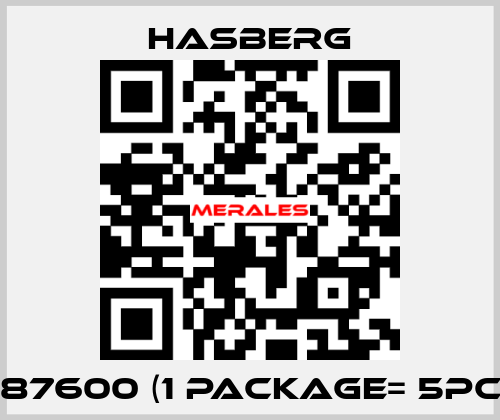 4787600 (1 Package= 5pcs)  Hasberg