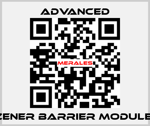 Zener Barrier Module  Advanced