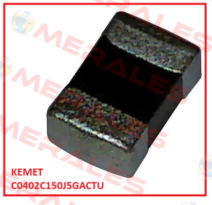 C0402C150J5GACTU (pack 1x100) Kemet