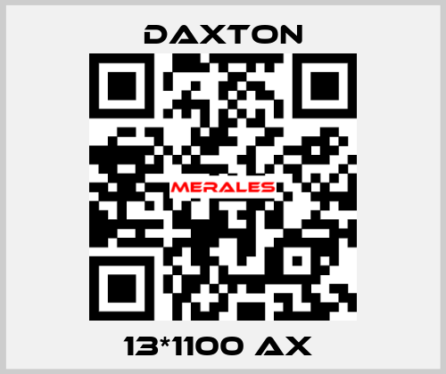 13*1100 AX  DAXTON