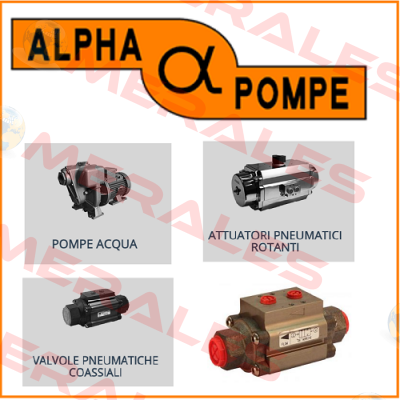 Cover for pump housing for 03RA/GF-T Alpha Pompe