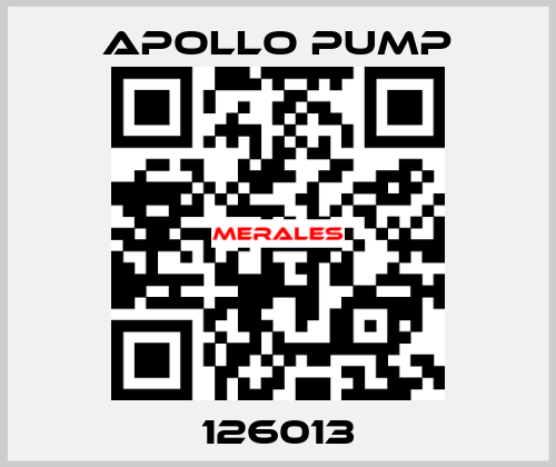 126013 Apollo pump