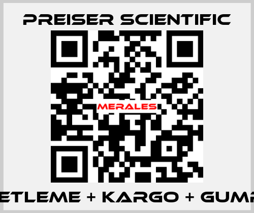 PAKETLEME + KARGO + GUMRUK  Preiser Scientific