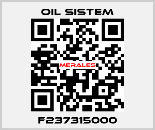 F237315000 Oil Sistem