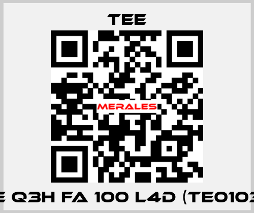 TE Q3H FA 100 L4D (TE01031) TEE