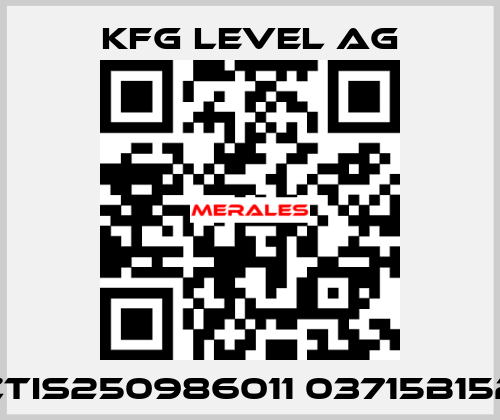 ZTIS250986011 03715B152 KFG Level AG