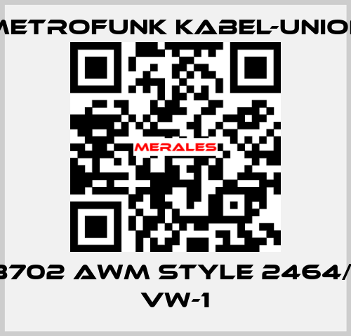 E148702 AWM STYLE 2464/1061 VW-1 METROFUNK KABEL-UNION