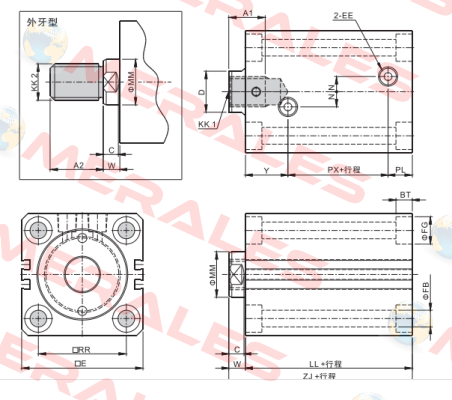 MGCXHC-A-IN-SD-50*40ST-T2 Jufan