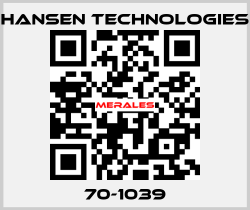 70-1039 HANSEN TECHNOLOGIES