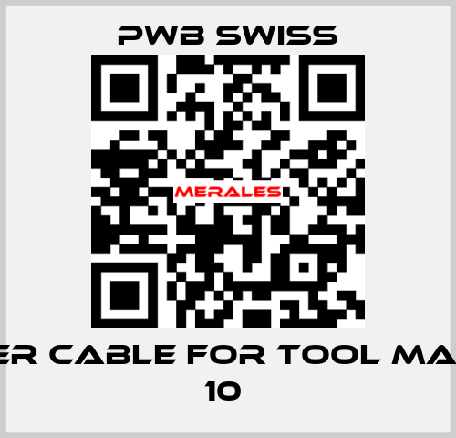 POWER CABLE FOR TOOL MASTER 10  PWB Swiss