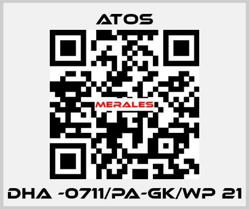 DHA -0711/PA-GK/WP 21 Atos