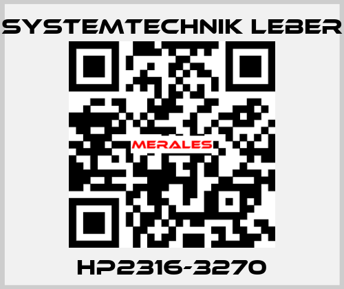 HP2316-3270 Systemtechnik LEBER