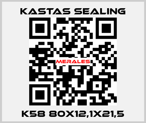 K58 80X12,1X21,5 Kastas Sealing