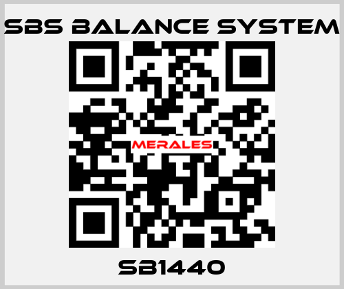 SB1440 SBS BALANCE SYSTEM