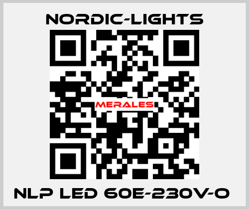 NLP LED 60E-230V-O  nordic-lights