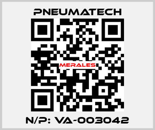 N/P: VA-003042 Pneumatech