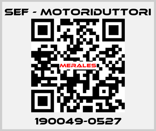 190049-0527 SEF - MOTORIDUTTORI