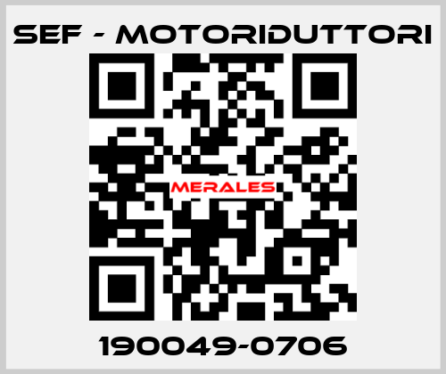 190049-0706 SEF - MOTORIDUTTORI