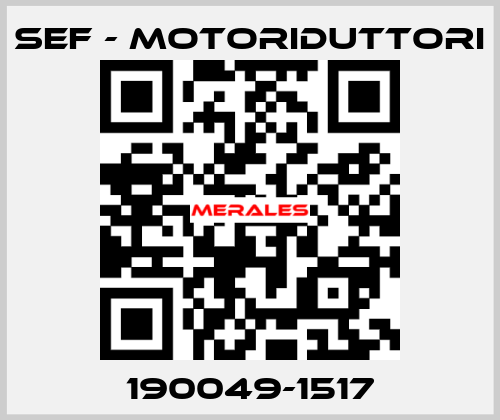 190049-1517 SEF - MOTORIDUTTORI