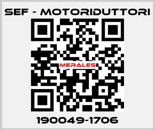 190049-1706 SEF - MOTORIDUTTORI