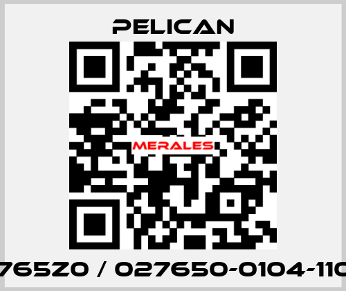 2765Z0 / 027650-0104-110E Pelican