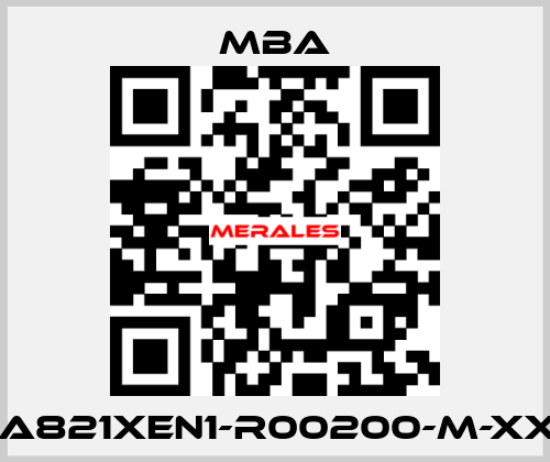 MBA821XEN1-R00200-M-XXXX MBA