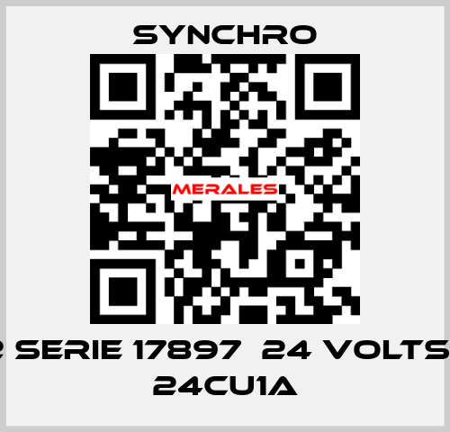 1502 SERIE 17897  24 VOLTS   PT 24CU1A SYNCHRO