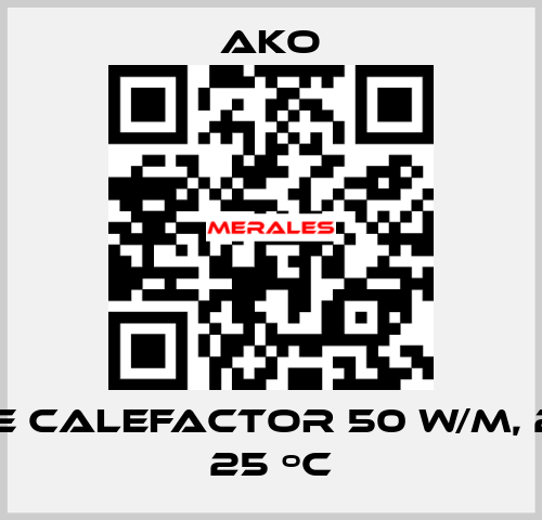 Cable calefactor 50 W/m, 230 V, 25 ºC AKO