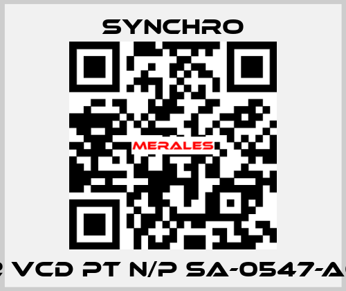 FM 12 VCD PT N/P SA-0547-A0-012 SYNCHRO