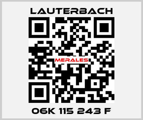 06K 115 243 F Lauterbach