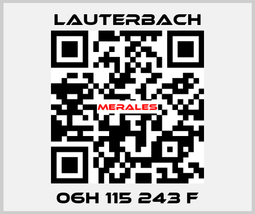 06H 115 243 F Lauterbach