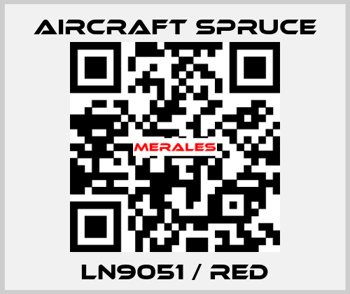 LN9051 / red Aircraft Spruce