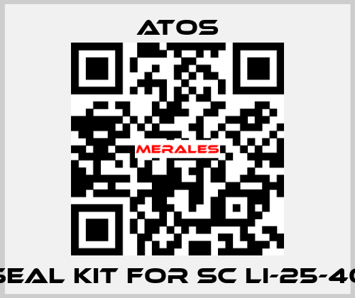 SEAL KIT FOR SC LI-25-40 Atos