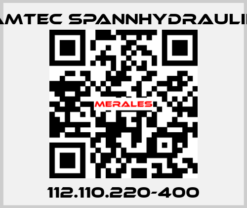 112.110.220-400 Amtec Spannhydraulik