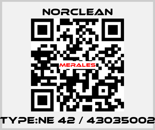 type:NE 42 / 43035002 Norclean